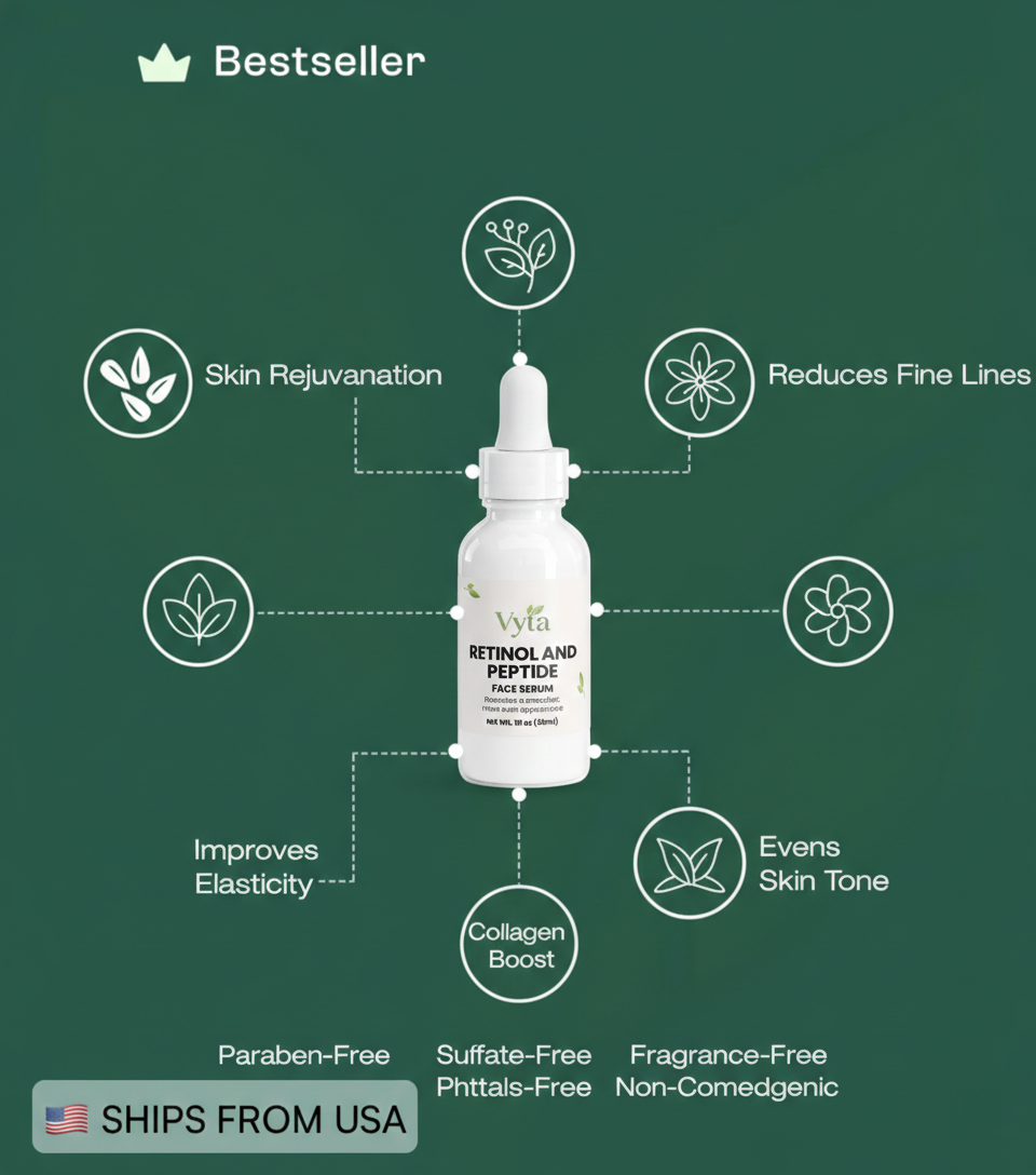 Retinol and Peptide Face Serum